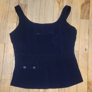 Simons Suede Buttons Top